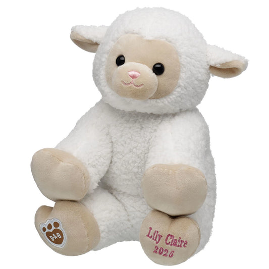 Embroidered Lamb Stuffed Animal | Build-A-Bear - US 7536