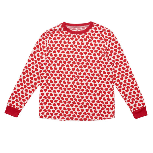 Build-A-Bear Pajama Shop™ Red Hearts PJ Top - Adult - US 6991