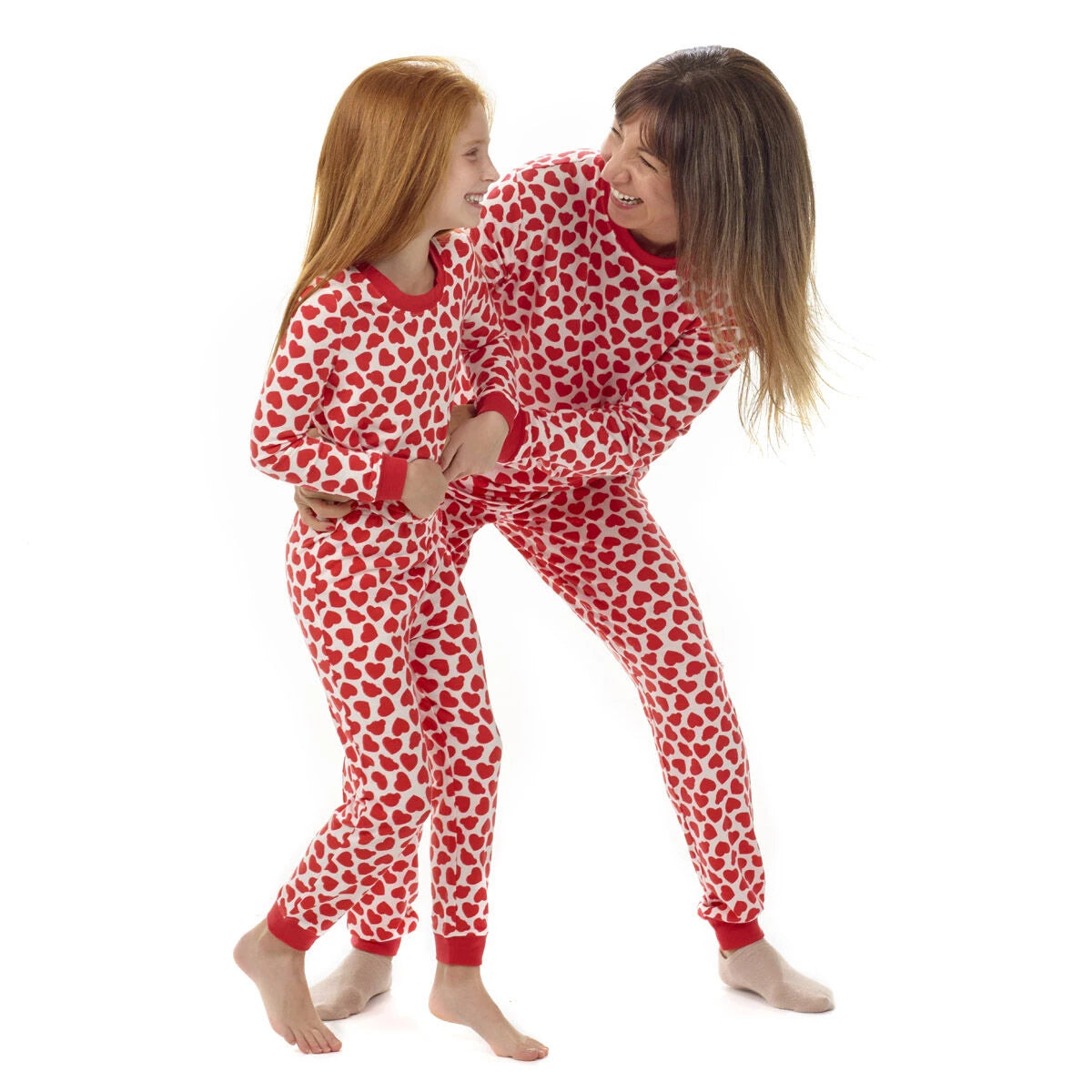 Build-A-Bear Pajama Shop™ Red Hearts PJ Top - Adult - US 8221
