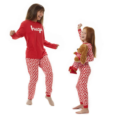 Build-A-Bear Pajama Shop™ Red Hearts PJ Pants - Adult - US 9272