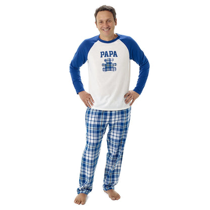 Build-A-Bear Pajama Shop™ Blue Plaid Pants - Adult - US 7427