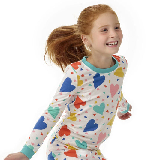 Build-A-Bear Pajama Shop™ Colorful Hearts PJ Top - Toddler and Youth - US 2949