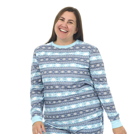Build-A-Bear Pajama Shop™ Winter Fair Isle Top - Adult - US 4895