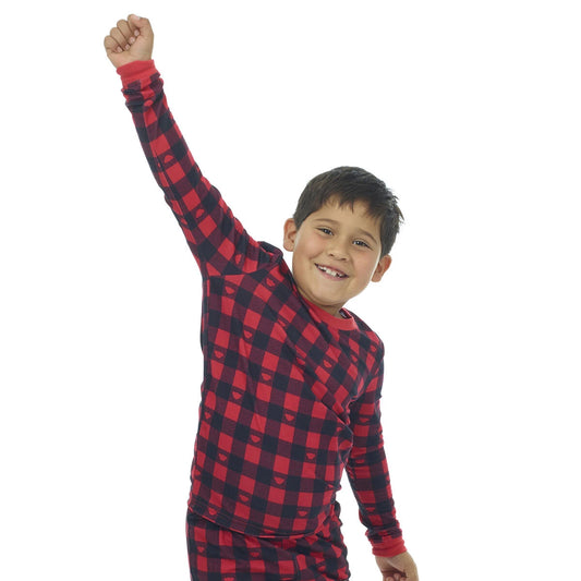 Build-A-Bear Pajama Shop™ Buffalo Check Top - Toddler &amp; Youth - US 5985