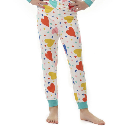 Build-A-Bear Pajama Shop™ Colorful Hearts PJ Pants - Toddler and Youth - US 7339