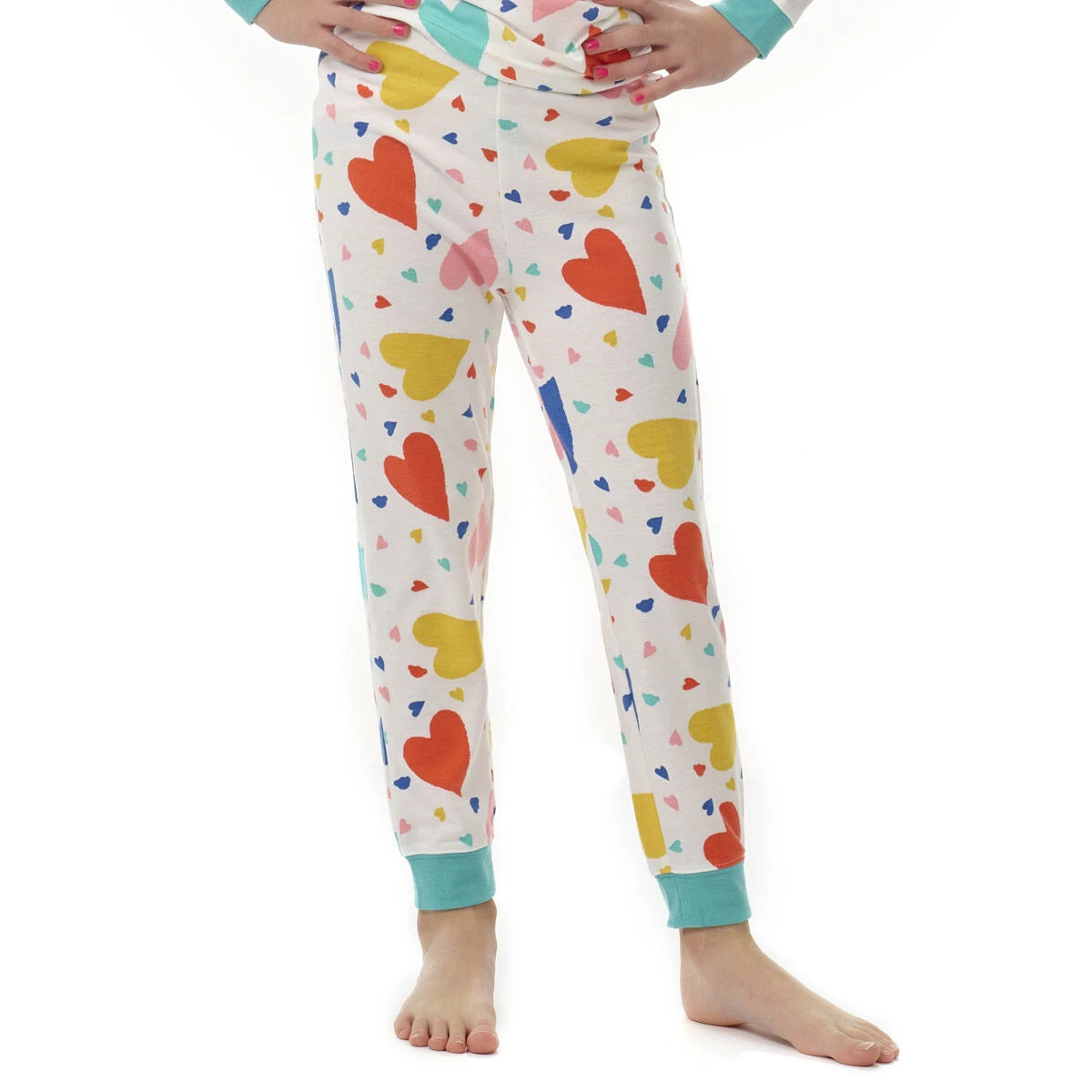 Build-A-Bear Pajama Shop™ Colorful Hearts PJ Pants - Toddler and Youth - US 7155