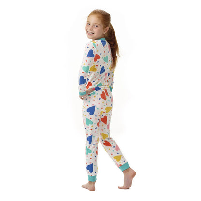 Build-A-Bear Pajama Shop™ Colorful Hearts PJ Pants - Toddler and Youth - US 7155