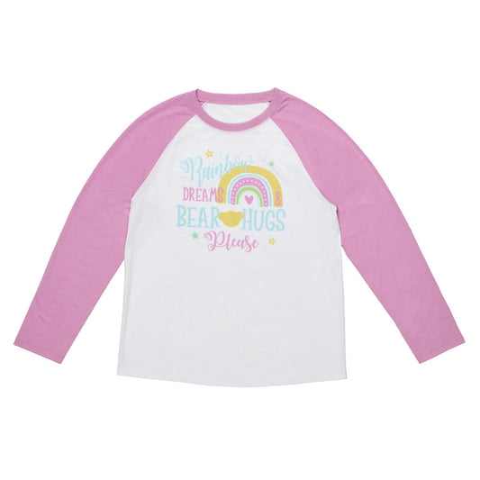 Build-A-Bear Pajama Shop™ Rainbow Dreams &amp; Bear Hugs Please PJ Top - Adult - US 1791