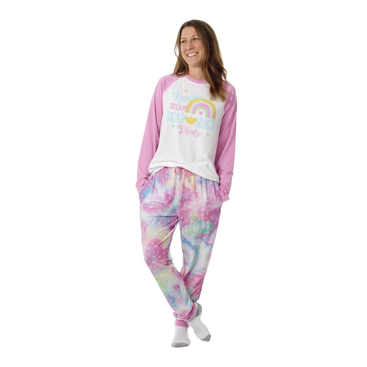 Build-A-Bear Pajama Shop™ Rainbow Dreams &amp; Bear Hugs Please PJ Top - Adult - US 1791