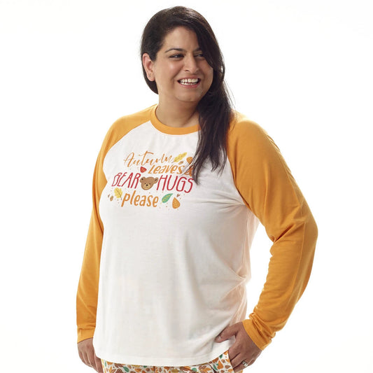 Build-A-Bear Pajama Shop™ Autumn Leaves Top - Adult - US 1643