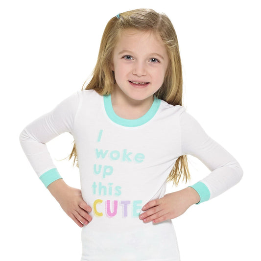 Build-A-Bear Pajama Shop™ "I Woke Up This Cute" PJ Top - Toddler and Youth - US 9248
