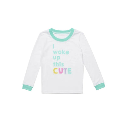 Build-A-Bear Pajama Shop™ "I Woke Up This Cute" PJ Top - Toddler and Youth - US 7962