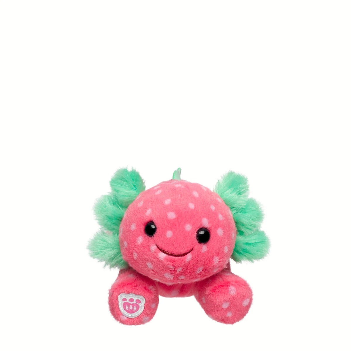 Build-A-Bear Mini Beans Strawberry Axolotl Stuffed | BAB - US 9801