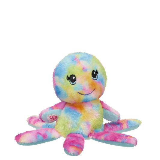 Mini Beans Rainbow Octopus Stuffed Animal - US 2240