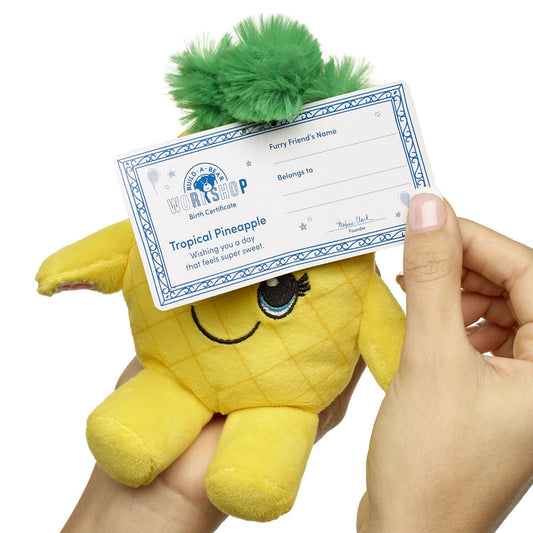 Mini Beans Tropical Pineapple Plush Toy - US 7162