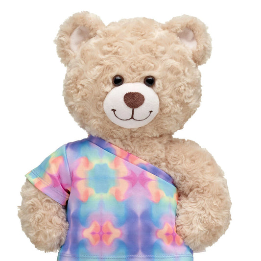 One-Shoulder Tie-Dye Top for Plush Toys - US 9351