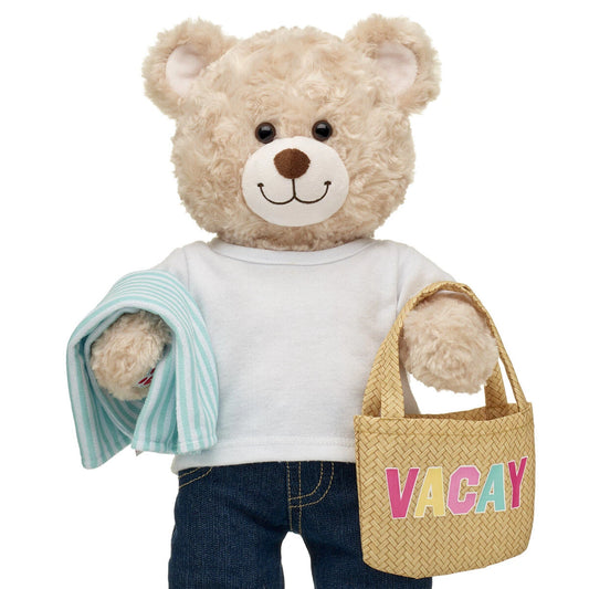 Vacay Tote and Towel Set for Plush Toys | Build-A-Bear® - US 7736
