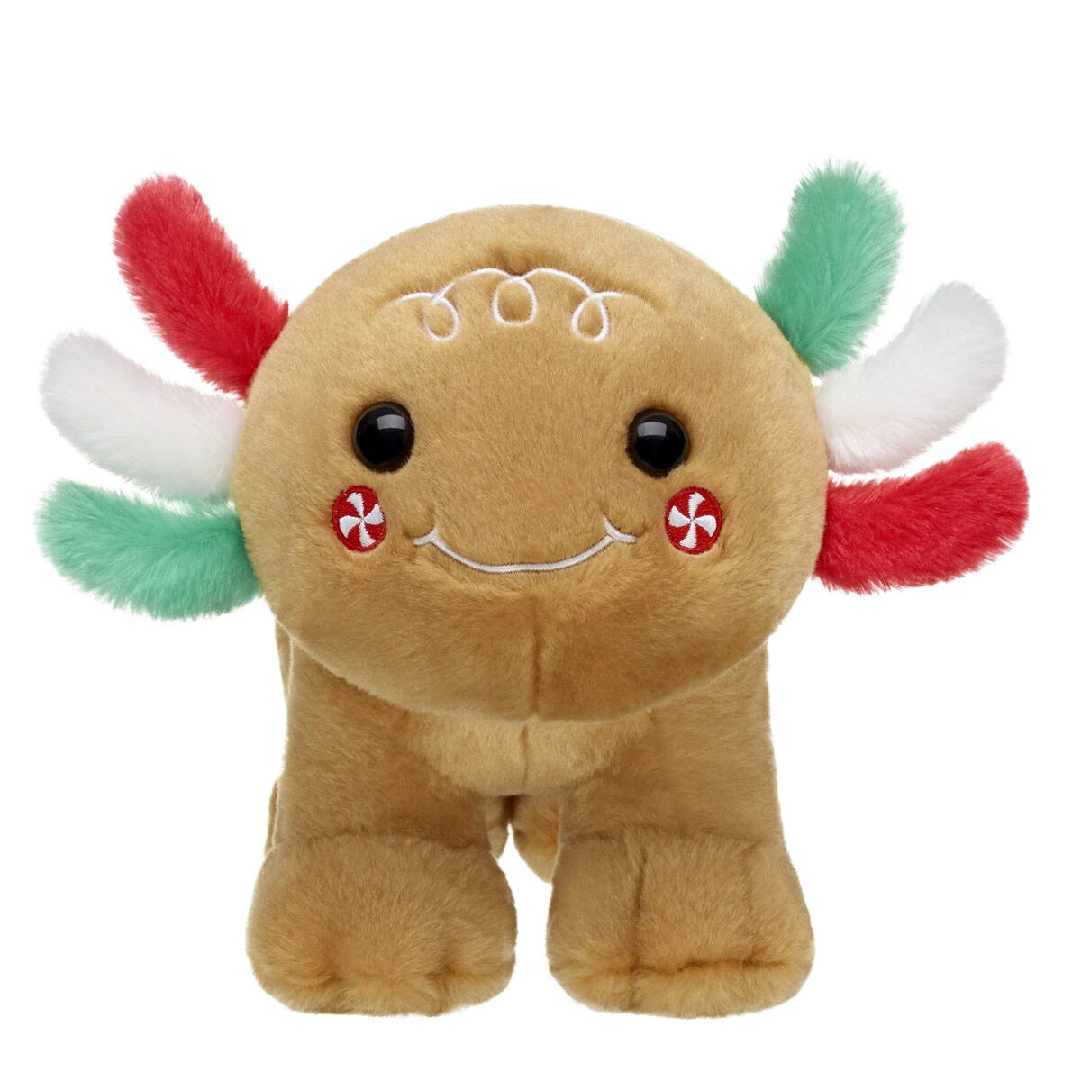 Gingerbread Axolotl Stuffed Animal - US 3044