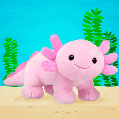 Pink Axolotl Stuffed Animal | Build-A-Bear® - US 3357