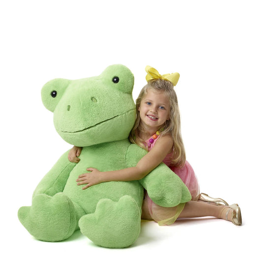 Giant Spring Green Frog Stuffed Animal | Build-A-Bear® - US 0399