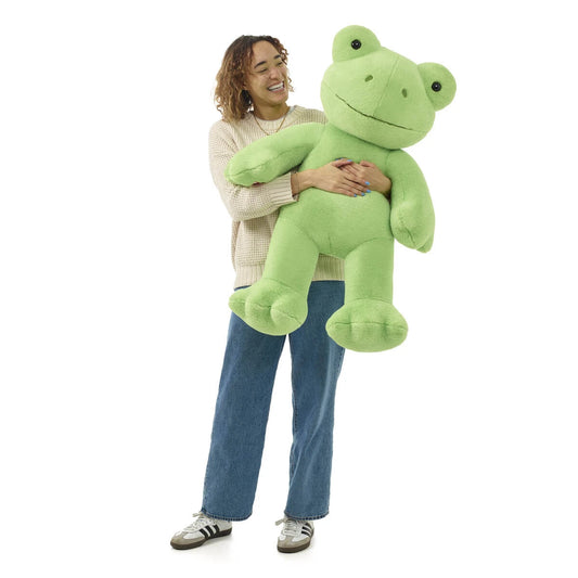Giant Spring Green Frog Stuffed Animal | Build-A-Bear® - US 3027