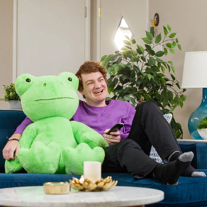 Giant Spring Green Frog Stuffed Animal | Build-A-Bear® - US 7550