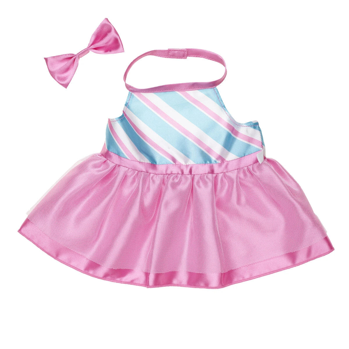 Pink Axolotl Soft Toy with Peppermint Dress | Build-A-Bear - US 1114