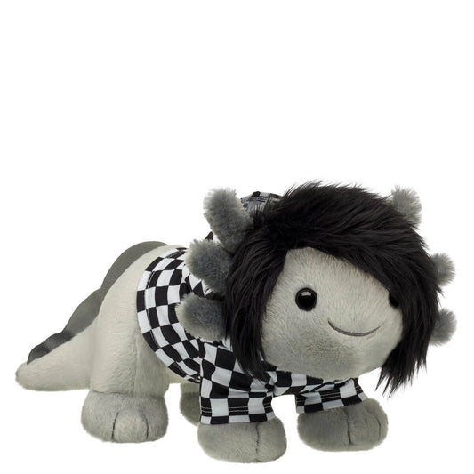 Emo Axolotl Stuffed Animal Check Hoodie Set | Build-A-Bear® - US 7272