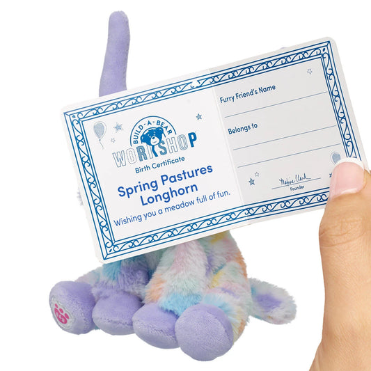 Build-A-Bear Mini Beans Spring Pastures Longhorn | BAB - US 9326