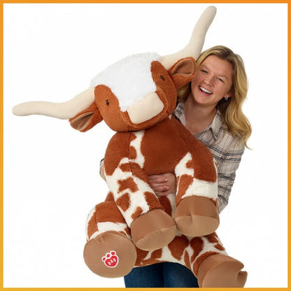 Giant Longhorn Cow Stuffed Animal | Build-A-Bear® - US 7265