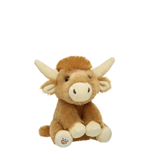 Mini Beans Shaggy Highland Cow Stuffed Animal | Build-A-Bear - US 8255