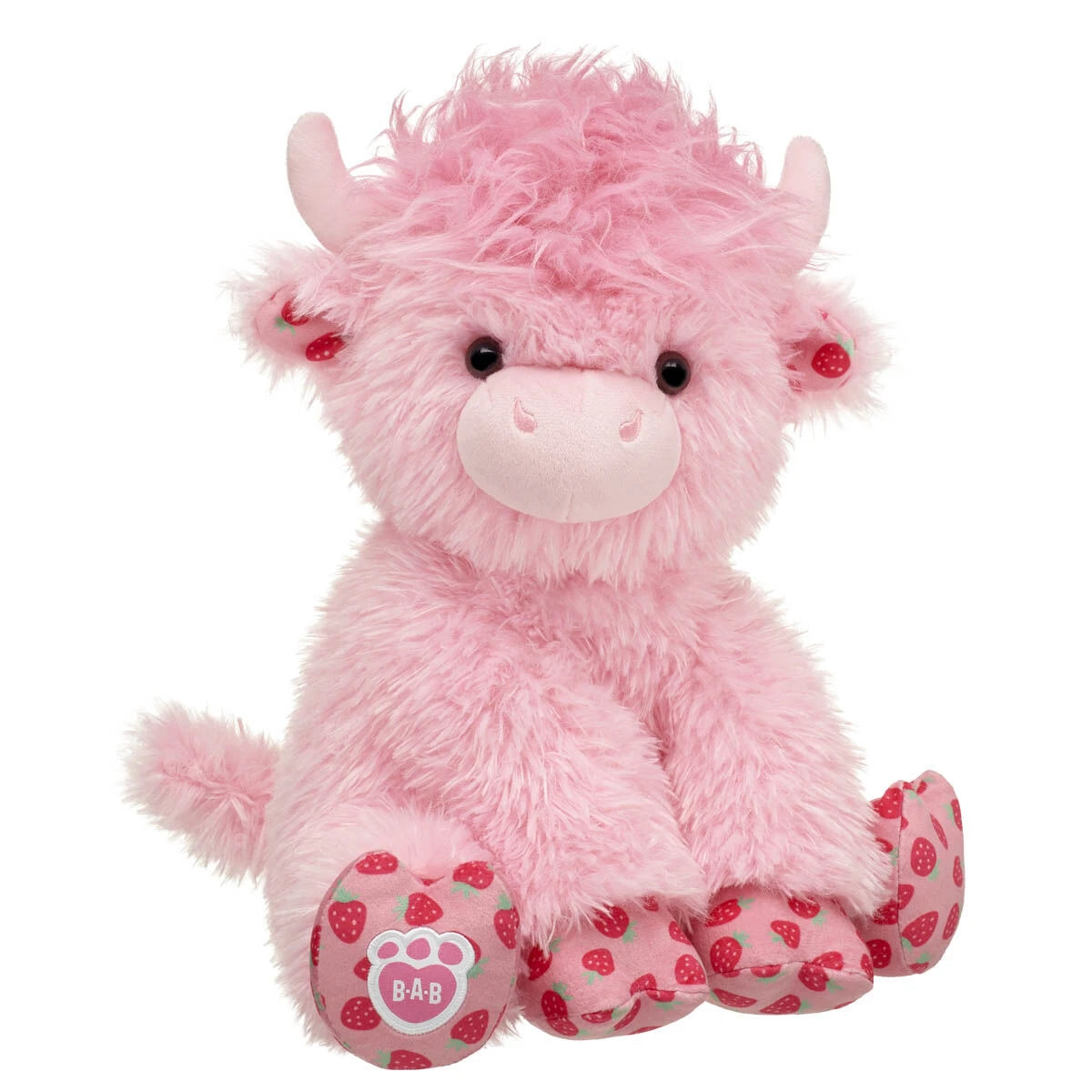 Strawberry Highland Cow Stuffed Animal | Build-A-Bear® - US 7408
