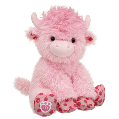 Strawberry Highland Cow Stuffed Animal | Build-A-Bear® - US 9857