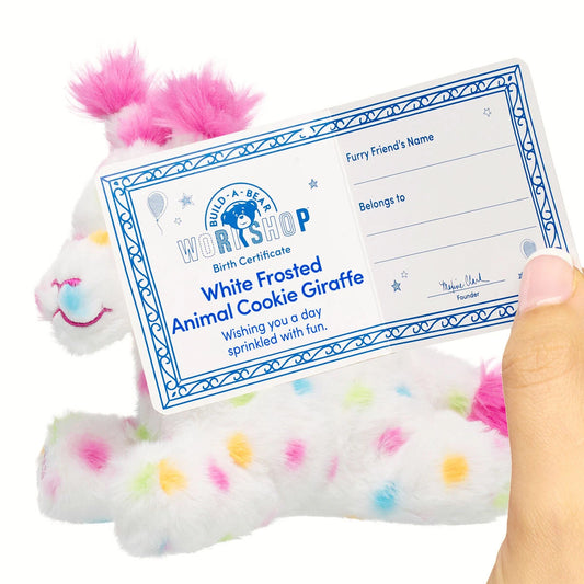Build-A-Bear Mini Beans White Frosted Animal Cookie | BAB - US 2808