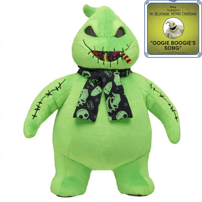 Disney Tim Burton's The Nightmare Before Christmas Neon Oogie Boogie Plush Gift Set with Sound | Build-A-Bear® - US 0250