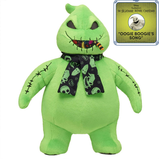 Disney Tim Burton's The Nightmare Before Christmas Neon Oogie Boogie Plush Gift Set with Sound | Build-A-Bear® - US 0250