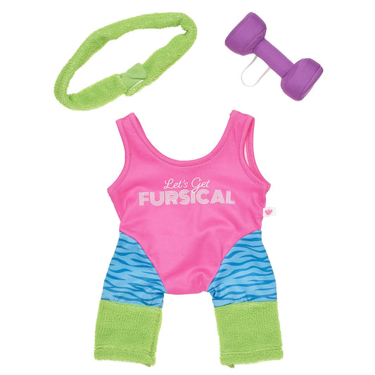 '80s Exercise Outfit for Stuffed Animals | Build-A-Bear® - US 7170