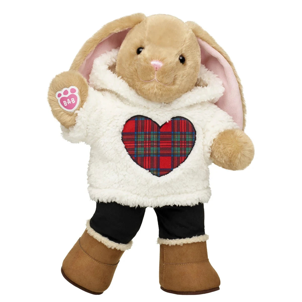 Pawlette™ Bunny Plush Tartan Hoodie Gift Set | Build-A-Bear® - US 3792
