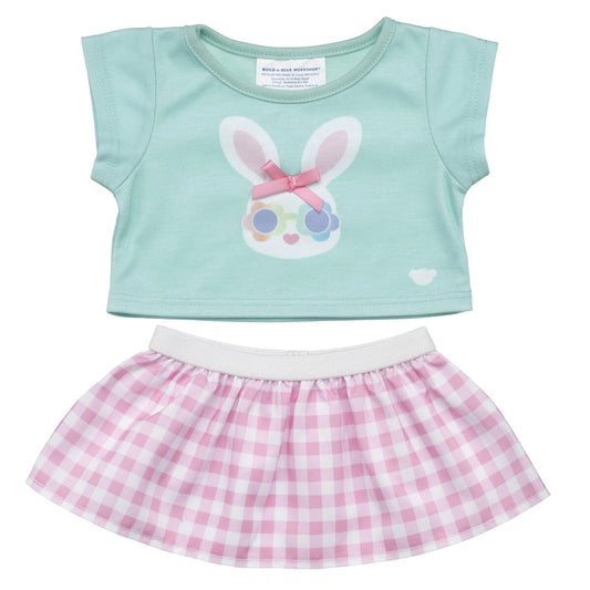 Gingham Bunny Easter Outfit 2 pc. | Build-A-Bear - US 3819