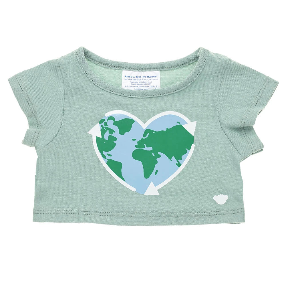 Earth Heart T-Shirt for Stuffed Animals | Build-A-Bear® - US 3933