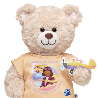 Rebel Girls Bessie Coleman T-Shirt | Shop at Build-A-Bear® - US 2613