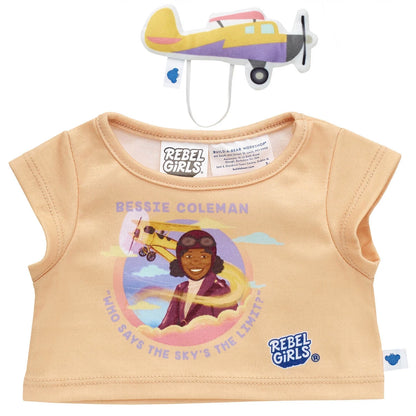Rebel Girls Bessie Coleman T-Shirt | Shop at Build-A-Bear® - US 2613