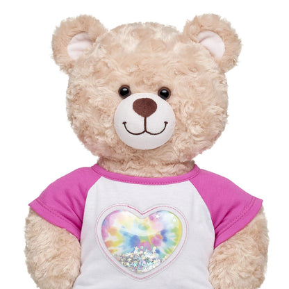 Tie-Dye Sequin Heart T-Shirt | Build-A-Bear - US 6214
