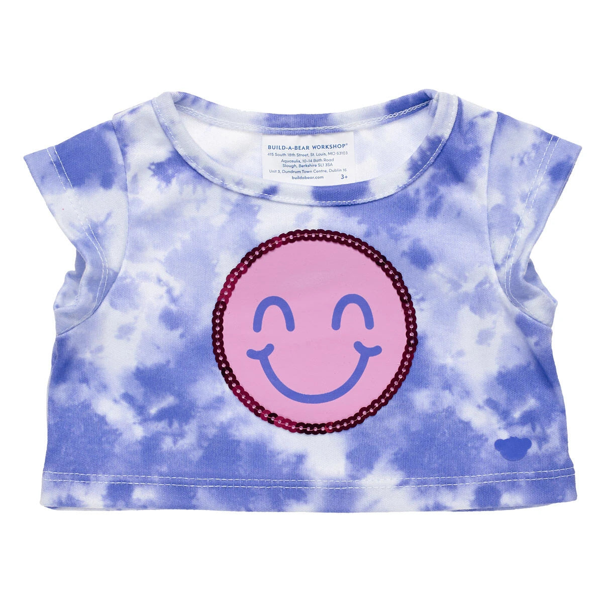 Tie-Dye Smiley Face T-Shirt for Plush Toys | Build-A-Bear® - US 6869