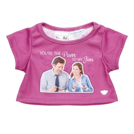 Pam and Jim The Office T-Shirt for Stuffed Animals | Build-A-Bear® - US 6615