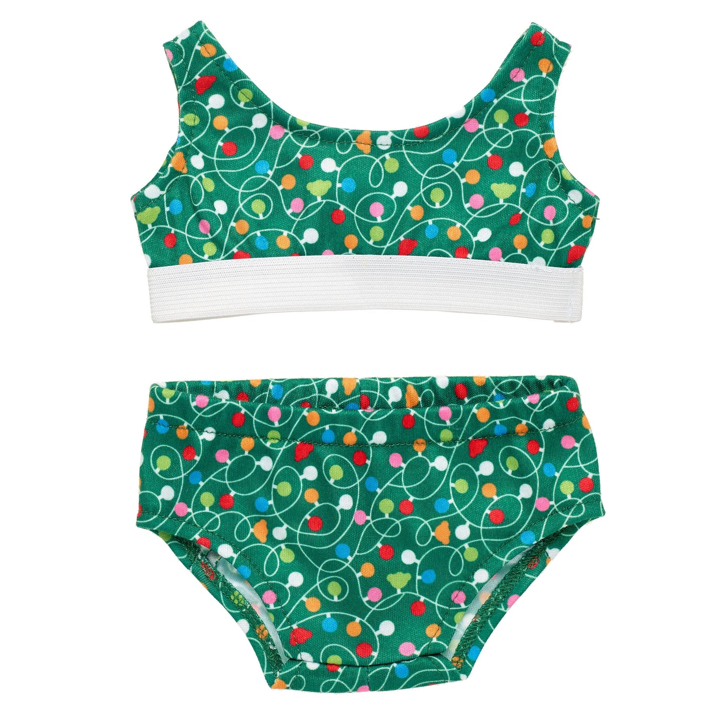 Holiday Lights Bra and Underwear Set for Plushies | Build-A-Bear® - US 9120