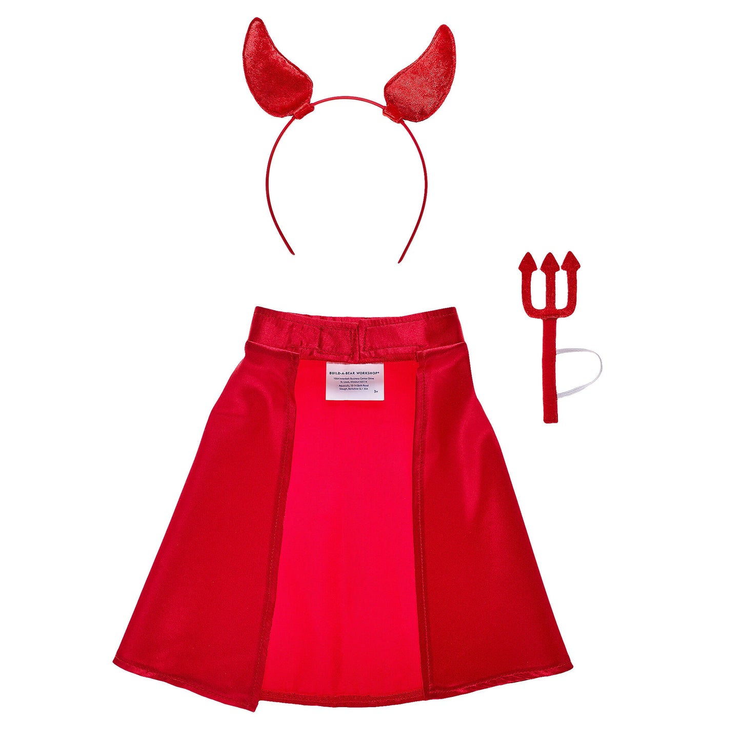 Devil Costume Set 3 pc. | Build-A-Bear - US 6604