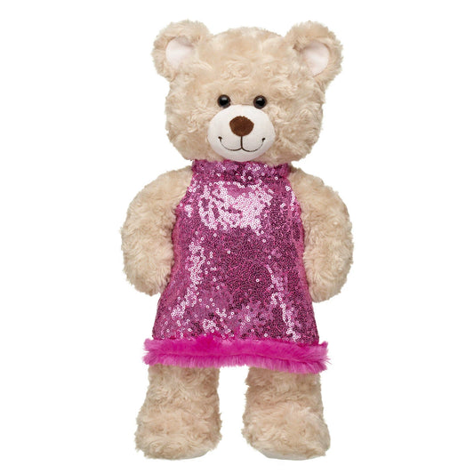 Pink Sequin Halter Dress for Plush Toys | Build-A-Bear® - US 0143