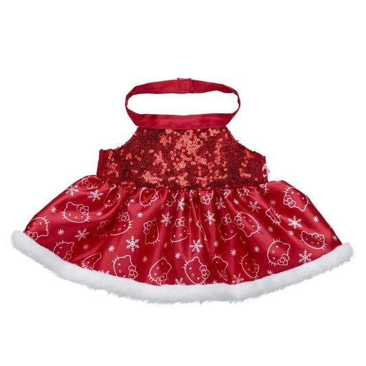Hello Kitty® Red Holiday Dress for Plush Toys | Build-A-Bear® - US 4956