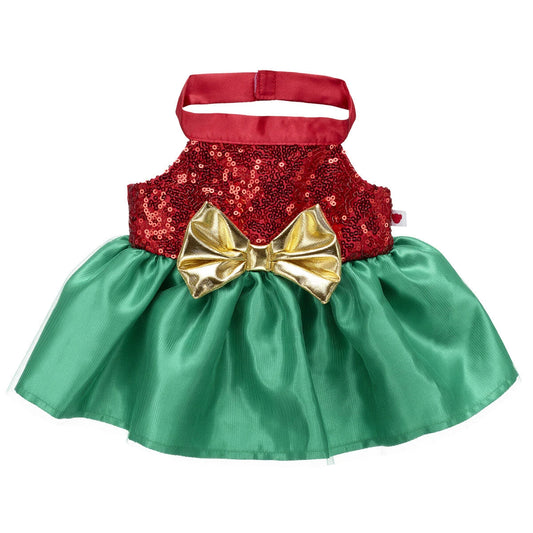 Red and Green Sequin Dress - US 1481
